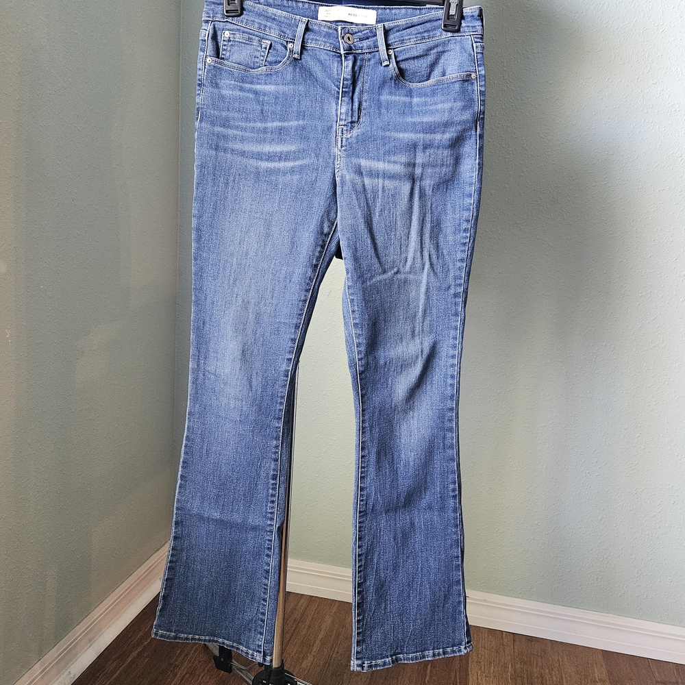 Signature by Levi Strauss Mid Rise Bootcut W30 L32 Women Blue Jeans